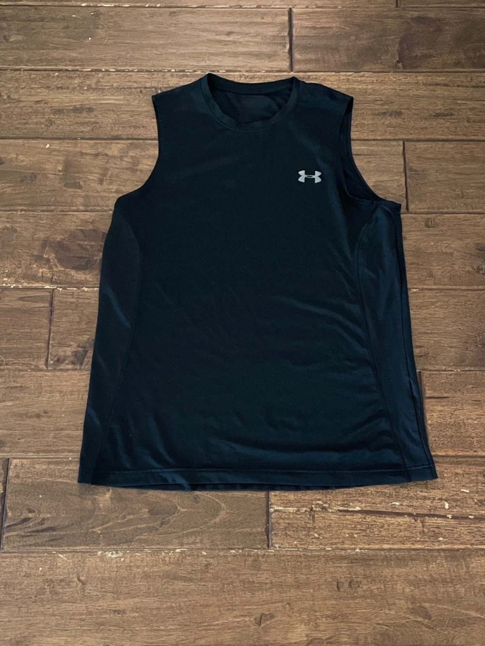 Under Armour Men’s Training Tank Top Black Mesh Size M